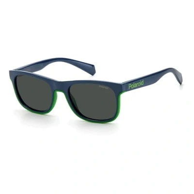 Abbildung von Polaroid Unisex Kinder Pld 8041/S Sonnenbrille, Rnb/M9 Blue Green, 47 EU