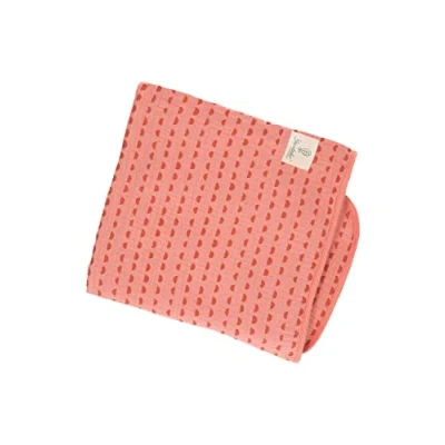 Abbildung von Sterntaler Baby Unisex Kuscheldecke Babydecke Musselin Enna und Otti Babydecke, Kuscheldecke, Decke waschbar Bio koralle