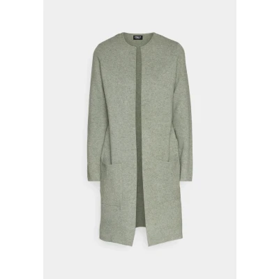Abbildung von ONLY Damen ONLRIVER L/S Long Cardigan KNT NOOS 15219690,Agave Green/Detail:w. Melange,S