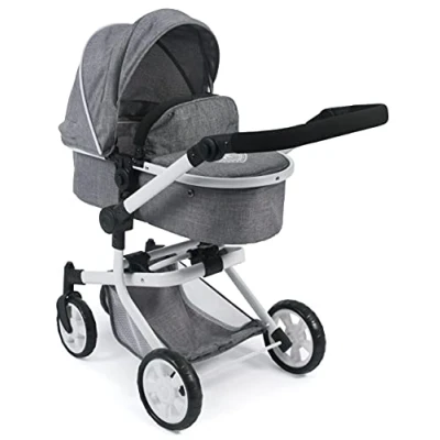 Abbildung von Kombi Puppenwagen Mika, Jeans grey