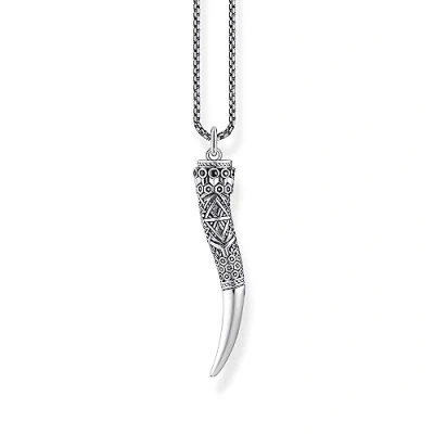 Abbildung von THOMAS SABO Unisex Kette Akanthhorn 925 Sterling Silber geschwärzt KE1995 643 11