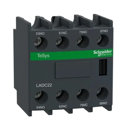 Abbildung von Schneider LADC22 Hilfsschalterblock, 2S+2Ö, Schraubanschluss, Weiß
