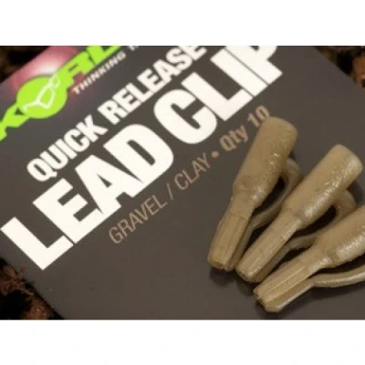 Abbildung von Korda Quick Release Lead Clip Gravel (10 Stück) Karpfen Vorfachmaterial