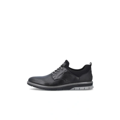 Abbildung von Rieker Sportlicher Schnürer, Herren, Größe: 45, Black Schuhe
