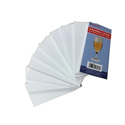 Abbildung von Unbekannt Kellnerblöcke 10 x 50 Blatt blanko, Holzfaserpapier, GVO frei, Raucherpapier, Notizblock, 8388
