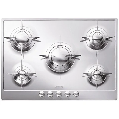 Abbildung von SMEG Gaskochfeld PIANO P705ES, Edelstahl poliert