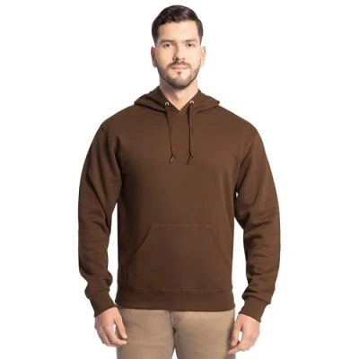 Abbildung von Fruit of the Loom Herren Eversoft Fleece Hoodies (Regular &amp; Big Man) Kapuzenpullover, Warmes Mokka, S