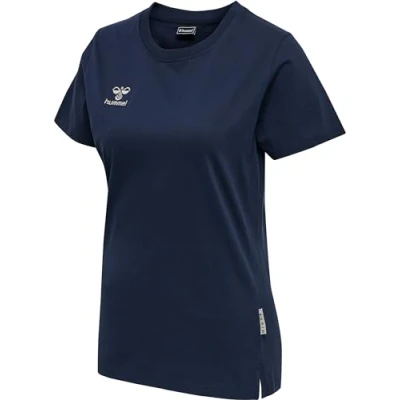 Abbildung von Hummel MOVE GRID Tshirt print, Damen, Größe: XXL, Marine