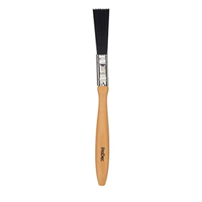 Abbildung von ProDec 12 mm Craftsman Trade Profi Pinsel mit gemischten Borsten für glattes Finish beim Streichen Dispersions , Glanz und Satinfarben auf Wänden, Decken, Holz Metall
