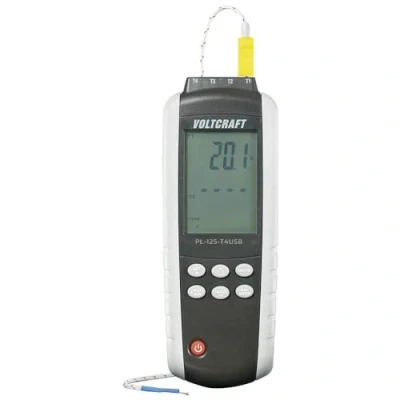 Abbildung von VOLTCRAFT PL 125 T4 Temperatur Messgerät 200 bis +1372 C Fühler Typ K, J (PL T4)