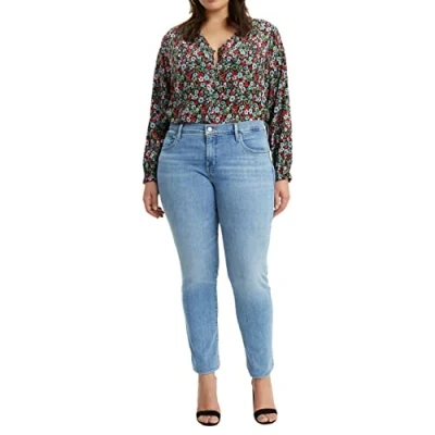 Abbildung von Levi&#039;s Plus 311 Shaping Skinny Jeans Fit, Damen, Größe: 46x30, Slate oahu morning dew