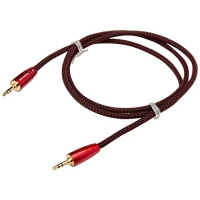 Abbildung von AudioQuest 1 m Golden Gate 3,5 mm Audiokabel Schwarz (3,5 mm, Kupfer, m)