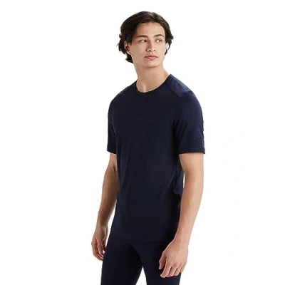 Abbildung von Icebreaker 100% Merino 200 Crewe Unterhemd/shirt, Herren, Größe: Small, Midnight navy