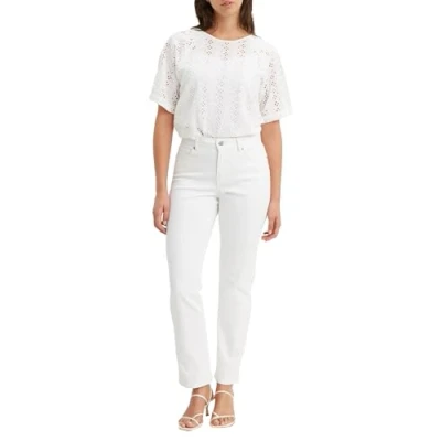 Abbildung von Levi&#039;s Damen Classic Straight Jeans, Simply White, 32W / 30L