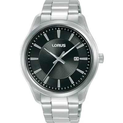Abbildung von Lorus Herren Analog Quarz Uhr mit Edelstahl Armband RH925RX9
