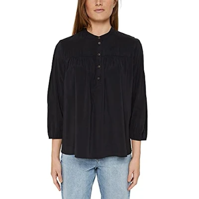 Abbildung von ESPRIT Damen 111EE1F302 Bluse, 001/BLACK, 34