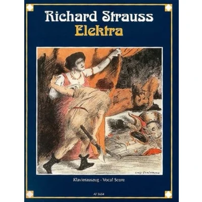 Abbildung von Elektra: Tragödie in einem Aufzug von Hugo Hofmannsthal. op. 58. Klavierauszug.