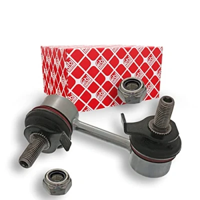 Abbildung von FEBI BILSTEIN 42966 Koppelstange Hinterachse links 75 M10 x 1,25 mit selbstsichernder Mutter Stahl silber TOYOTA: Supra IV