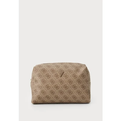 Abbildung von Guess Zamira Large TOP ZIP Kosmetiktasche, Damen, Größe: One Size, Latte