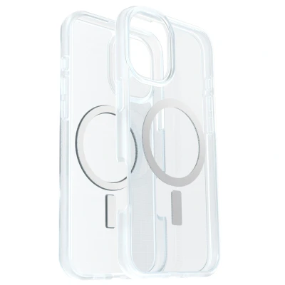 Abbildung von Apple iPhone 16 Plus Hülle MagSafe Recycelter Kunststoff OtterBox Hard Case/Backcover Handyhülle Transparent Shockproof/Stoßfest