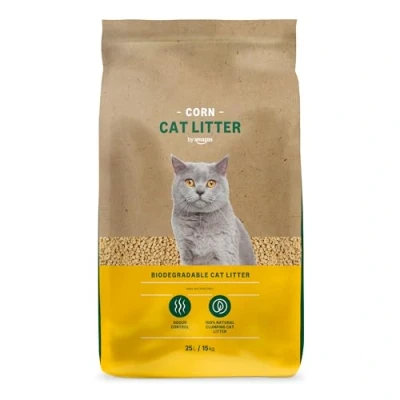 Abbildung von Amazon Marke: Lifelong Klumpende Mais Katzenstreu, Unparfümiert, 25L (1er Pack)
