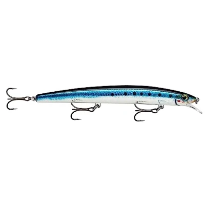 Abbildung von Rapala Unisex Adult MaxRap Angelköder Angelzubehör mit aerodynamischem Profil Salzwasser Spinnköder Lauftiefe 0,3 0,9m Fischköder 17cm, 28g Hergestellt in Estland Live Sardine, Standard