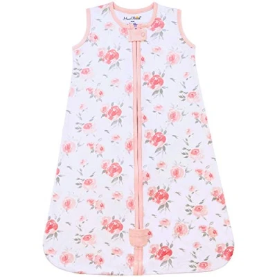 Abbildung von Schlafsack Baby Winter 2.5 TOG, Bio Baumwolle Warm Winterschlafsack, Weich Babyschlafsack für Kleinkind Junge Mädchen Neugeborenes, Flowers, Large (12 18 Months)