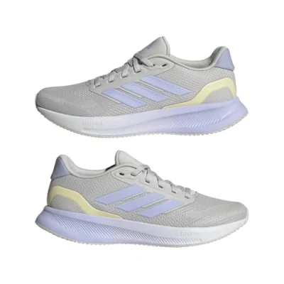 Abbildung von adidas Performance Runfalcon 5 Laufschuh Straße, Damen, Größe: 36, Grey one/violet tone/core black Schuhe
