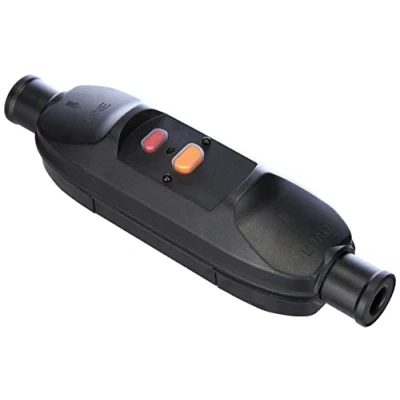 Abbildung von as Schwabe 45223 Zwischenschalter mit PRCD 230 V Schwarz IP55 (45223)