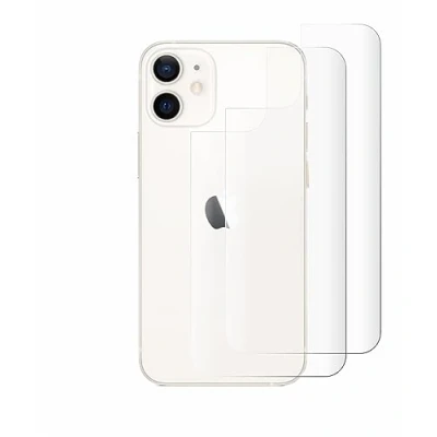 Abbildung von BROTECT 2 Stück Full Cover Schutzfolie für Apple iPhone 12 mini (Rückseite) Screen Displayschutz Folie [3D Curved, Kristall Klar]