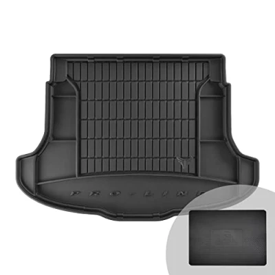 Abbildung von FROGUM ProLine 3D Gummimatte Exklusive Auto Kofferraummatte Kofferraumwanne für Honda CR V III 2006 2011 Bequemer Organiser Die höchsten Kanten
