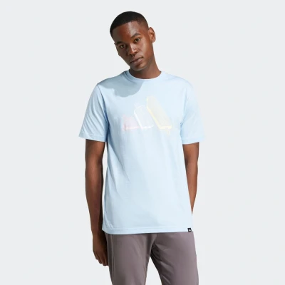 Abbildung von adidas Sportswear Lounge ICE Graphic TEE Tshirt print, Herren, Größe: XXL, Off white