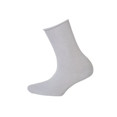 Abbildung von Hudson 1 PAAR Relax SOFT Komfortbund Einfarbig Socken, Damen, Größe: 35 38, Weiss