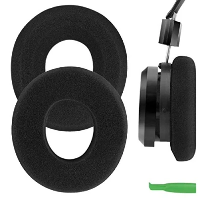 Abbildung von Geekria Komfort Schaumstoff Ersatz Ohrpolster für Grado SR80i, SR80, SR60i SR60, SR225i, SR225, SR125i, SR125, RS2i, RS1i, GS1000i Kopfhörer, Headset, Ohrpolster, Reparaturteile (schwarz)