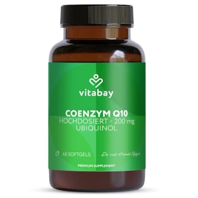 Abbildung von Vitabay Coenzym Q10 Ubiquinol 200 mg Bioaktiv Hochdosiert 60 St