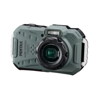 Abbildung von wasserdichte Digitale Kompaktkamera PENTAX WG 1000, konzipiert für gelegentliche Outdoor und Unterwasserfotografie, wasserdicht bis zu Einer Tiefe von 15 Metern, Stunde Dauerbetrieb