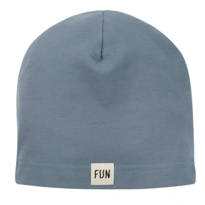 Abbildung von Pinokio Mütze Fun Time, 95% Baumwolle, 5% Elastane Blau, Jungen, Gr 47 52(47)