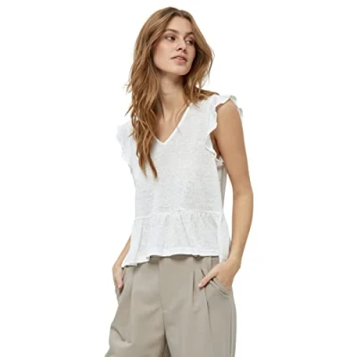 Abbildung von DESIRES DamenCapsleeve T Shirt, Weiß, XS
