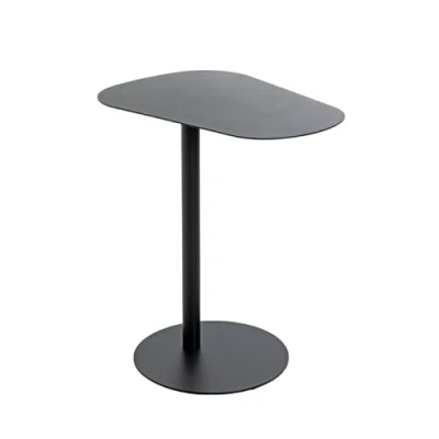 Abbildung von Haku Möbel Beistelltisch schwarz, Metall Maße: B 53 cm x H 60 T 38 cm, Style: Modern