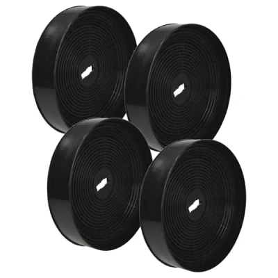 Abbildung von vhbw 4x Aktivkohlefilter kompatibel mit Oranier Lito 90 S, 75 Meba 60 W, W Dunstabzugshaube 17,05 cm