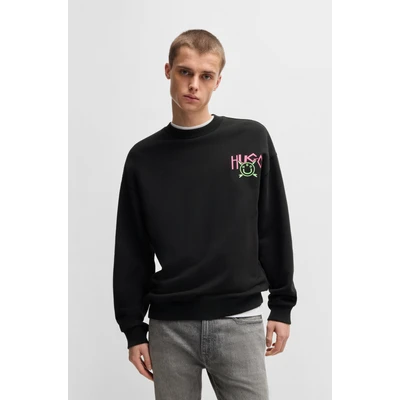 Abbildung von HUGO Nigotil Sweatshirt, Herren, Größe: Medium, Black