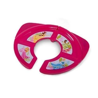 Abbildung von Kinder faltbarer Reise WC Aufsatz Toilettentrainer Klapp Toilettensitz Disney Princess