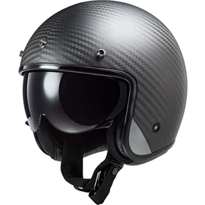Abbildung von LS2, Jet Motorradhelm BOB SOLID CARBON Matt Carbon, XXL