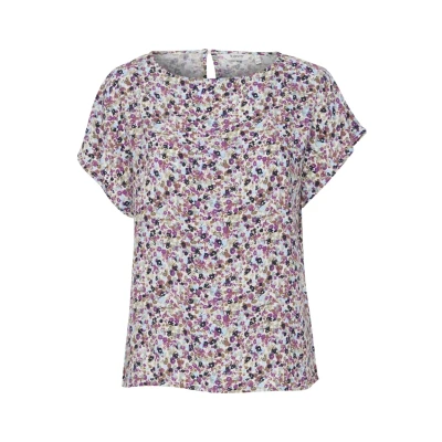 Abbildung von b.young Byjosa Bluse, Damen, Größe: 36, Red violet mix