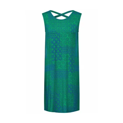 Abbildung von Cecil Patchwork Print Jerseykleid, Damen, Größe: XXL, Grün