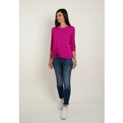 Abbildung von Seidel Moden 3/4 Arm Shirt, mit Raffung