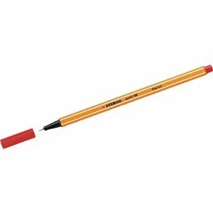 Abbildung von STABILO point 88 rot Stift Ende Stifte dünner (rot, orange, rot, 0,4 mm)