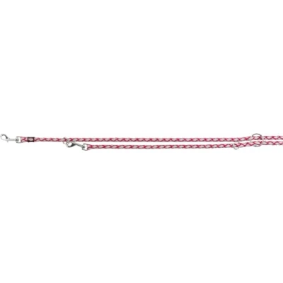 Abbildung von Trixie Cavo Reflect verstellbare Leine, LXL: 2,00 m/ø 18 mm, fuchsia