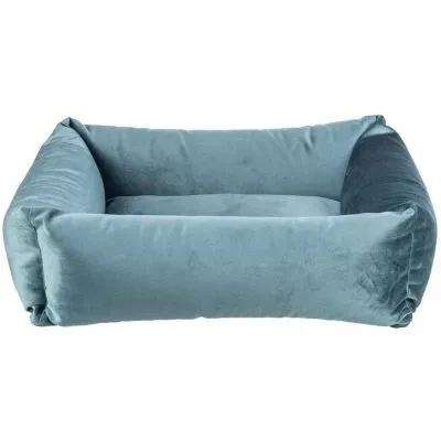 Abbildung von Bett Malia, eckig Blau / Grau 80 x 65 cm