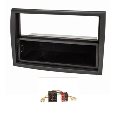 Abbildung von tomzz Audio 2414 033 Radioblende Set kompatibel mit FIAT Ducato Peugeot Boxer Citroen Jumper Relay schwarz Radioadapter ISO Fzg. Radiovorbereitung